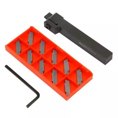 1212-3 Lathe Cut Off Grooving Parting Tool Holder + 10pcs MGMN300 Inserts • $16.29