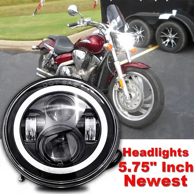 For Honda VTX 1300 C R RETRO VTX 1800 5.75  5-3/4 Inch LED Headlight DRL Motor • $50.39