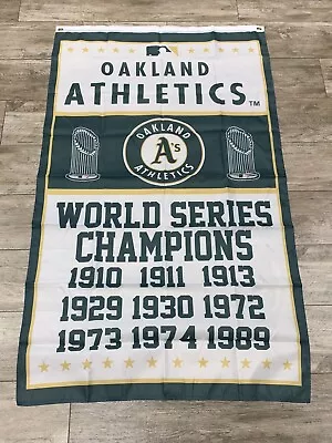 Oakland Athletics MLB Flag 3x5 Ft Banner  World Series Champions Years 2022 • $19.88