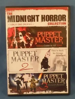 The Midnight Horror - Puppet Master Puppet Master 2 & Puppet Master 3 *DVD* • $6.99