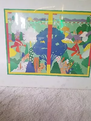 Milton Glaser Designed This Print In The Mid's 80's Vibrant Garden Colors  • $1000