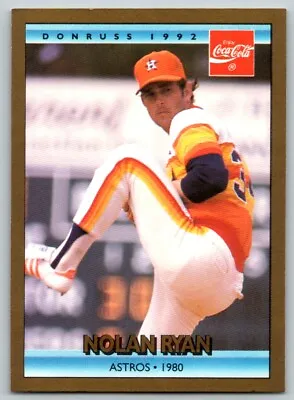 $1.50 • Buy 1992 Donruss Coca-Cola Nolan Ryan Nolan Ryan New York Mets #1