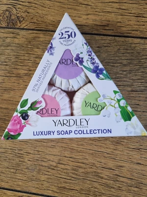 £5.99 • Buy Yardley Luxury Soap Collection English Lavender Rose Lily Of The Valley 3 X 50g