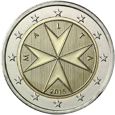 2 Euro Malta 2015 Unc • $4.50