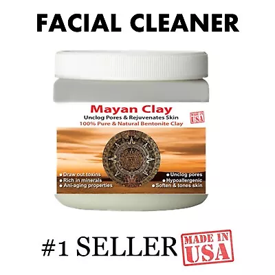 Bentonite Clay Indian Healing Clay Mask Deep Pore Cleansing Face Care 1 Pound • $13.99