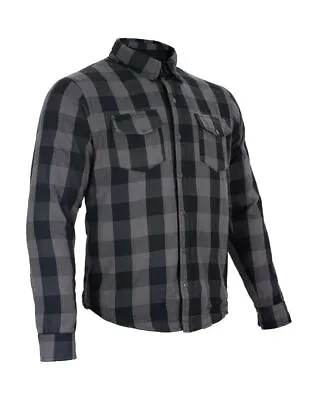 Men's Black & Gray CE Armor Cotton Shirt Biker Riding & Fashion Shirts • $76.49