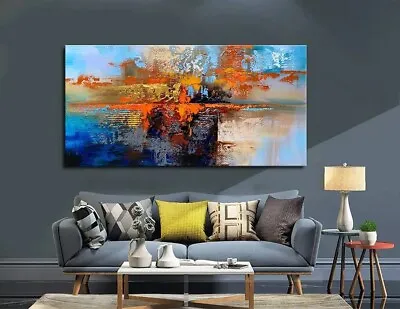 Abstract Oil Painting On Canvas Modern Oil Painting Hand Painted Large Wall Art • $99.90