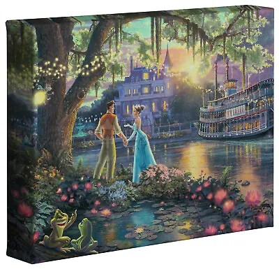 £48.30 • Buy Thomas Kinkade Disney Princess And The Frog 8  X 10  Gallery Wrapped Canvas