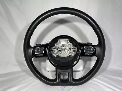 2012-2018 Volkswagen Beetle Sport Steering Wheel Black Leather Paddle Shift OEM • $174.99