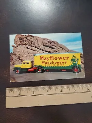 Vintage Early International Harvester Tractor Trailer RPPC Mayflower Moving • $9.99