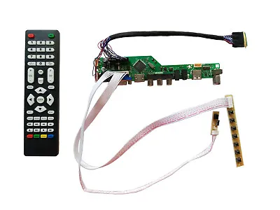$24.99 • Buy HDMI USB AV VGA ATV LVDS LCD Controller Board For LTN173KT01 LTN173KT02 1600x900