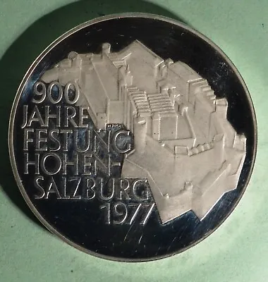 $24 • Buy Austria 1977 - 100 Schilling  PROOF - (Hohensalzburg) - KM#2935 Ag640 INV#X530