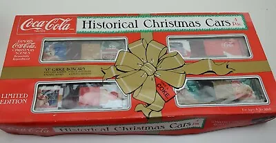 £122.71 • Buy New Coca-Cola O Scale Christmas Train Car Set 1994 Historical Limited Edition