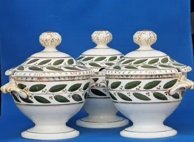 Antique Derby Porcelain VASES Tureens Lidded Worcester Minton • $209.69