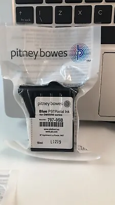£70 • Buy Pitney Bowes Franking Ink Cartridge - Blue - DM50 (K700) & DM60 Series GENUINE