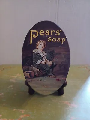 Vintage Advertising Pears' Soap Oval Tin Container Box England  • $6.99