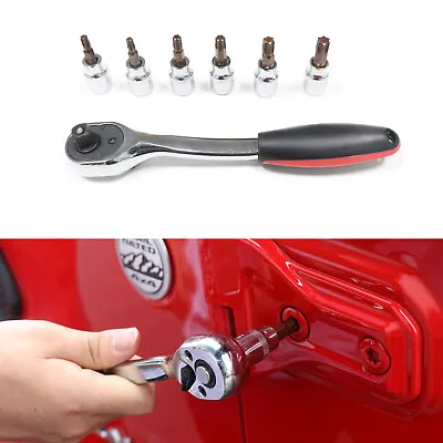 $32.59 • Buy 7X Wrench Hard Top & Door Removal Torx Tool Kit For Wrangler CJ TJ JK JKU JL JLU