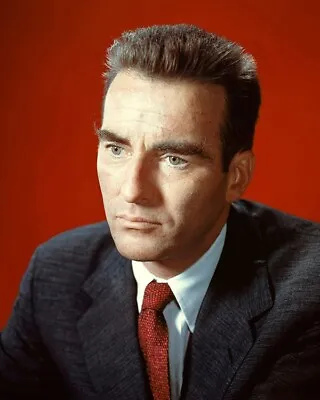 Montgomery Clift Enigmatic Studio Portrait In Suit Red Backdrop 8x10 Color Photo • $14.99