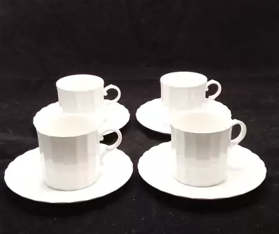 Mikasa Maxima Yardley Super Strong Fine China Cup & Saucer Set For 4 • $27.99