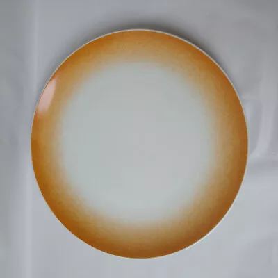 VTG Mikasa Fine Elite China Narumi Japan Tangerine 5518-P Plate Orange Wht 10.5  • $7.99