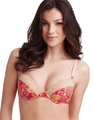 ELLE MACPHERSON Intimates FLORAL Lace YORKSHIRE ROSE American Nude BRA ( 32D )  • $119.97