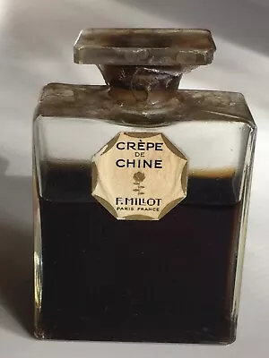 1920’s FRENCH F. Millot CREPE DE CHINE Real Parfum Perfume FRANCE ANTIQUE • $500