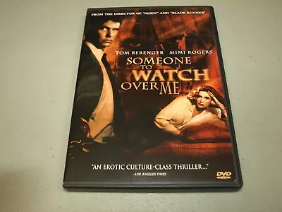 Someone To Watch Over Me (DVD) Tom Berenger Mimi Rogers 1987  W/ Insert • $11.95