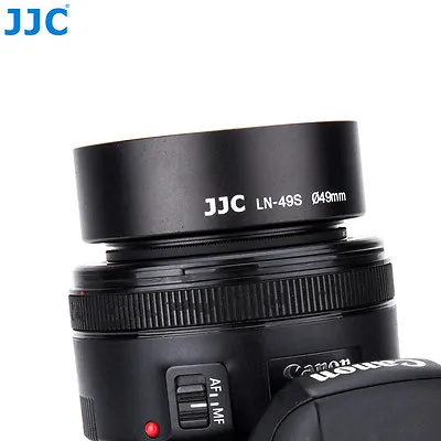 $15.39 • Buy JJC 49mm Metal Screw-in Lens Hood CANON EF 50MM F/1.8 STM SONY E 35mm 50mm F/1.8