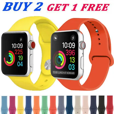 $5.99 • Buy Silicone IWatch Band For Apple Watch Ultra IWatch Series 8 7 6 SE 44/41/45/49mm
