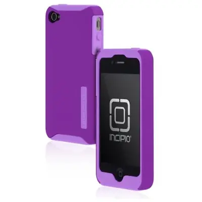£13.70 • Buy Incipio Double Cover Hard Shell Case With Silicone Cover For IPhone 4/4S, Purple