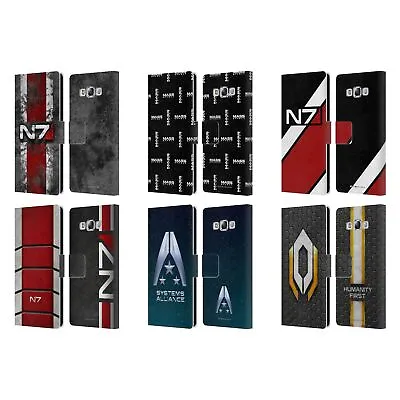 Ea Bioware Mass Effect Graphics Leather Book Wallet Case For Samsung Phones 3 • $22.95