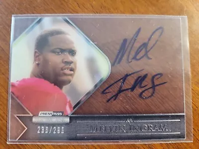 Melvin Ingram 2012 Press Pass Showcase Clear Rookie Autograph Auto #236/299 Rare • $4.79