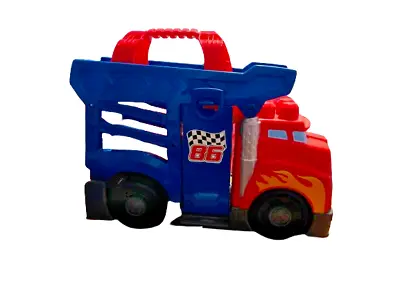 Fisher Price Mega Bloks First Builders Tracks Big Truck Racing Rig Truck Only • $11.01