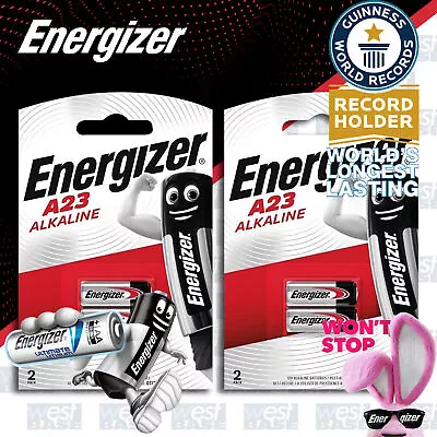 £4.99 • Buy 4x Energizer A23 12V ALKALINE SPECIALIST Batteries E23A MN21 LRV08 L1028 V23GA