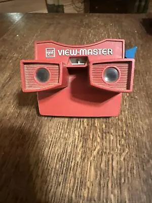 1970s GAF View-Master 3D Reel Picture Viewer Red White Blue • $4