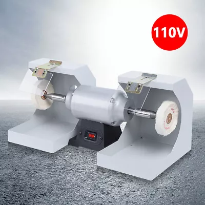$189 • Buy 550W Dental Lab Polishing Machine Dual Lathe Jewelry Grinder With Vacuum Pipe US