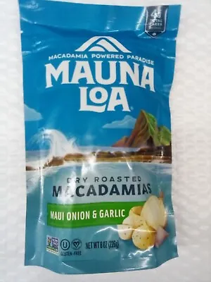 Mauna Loa Macadamia Nuts MAUI ONION And GARLIC 8oz. Direct From Hilo Best Prices • $16.99