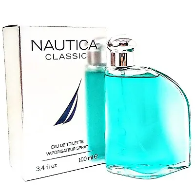 Nautica Classic 3.4 Fl Oz/100 Ml EDT Cologne For Men New In Box • $19.99