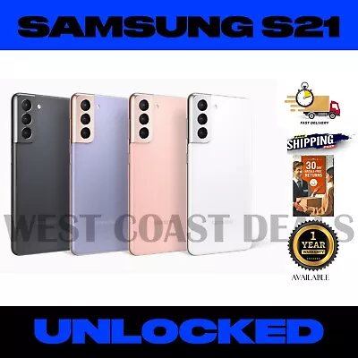 New Samsung Galaxy S21 5G SM-G991U 128GB (GSM+CDMA) Factory Unlocked Smartphone • $284.99