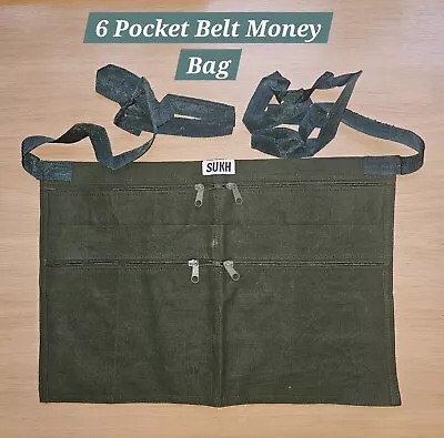 Market Trader 6 Pocket Belt Money Bag  • £2.50