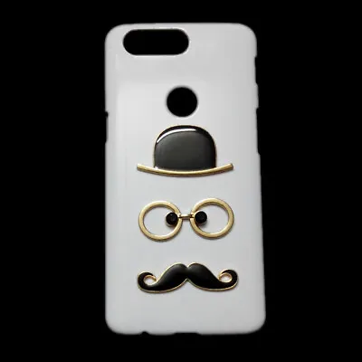 $9.28 • Buy For OnePlus 5T 3D Cute Hat Eye Mustache Back Hard Phone Cover Case