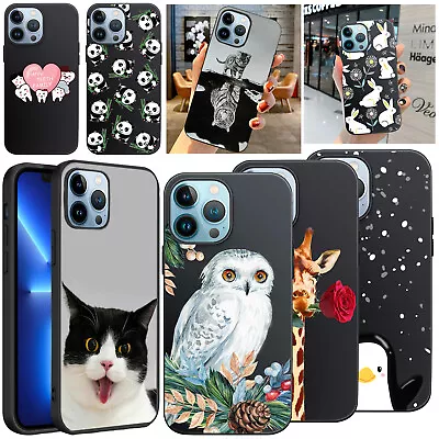 Animals Printed Phone Case For IPhone 14 Pro Max 13 12 11 15 Silicone Skin Cover • $7.50