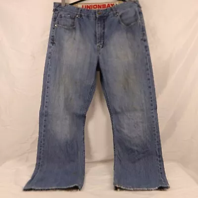 Union Bay Vintage Y2K Denim Baggy Jeans Distressed Grunge Skater Men's 38 X 32 • $30.99