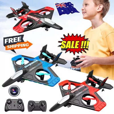 V25 Jet Fighter Stunt RC Airplane Remote Control 360 Spin Plane Glider Model NWP • $44.96