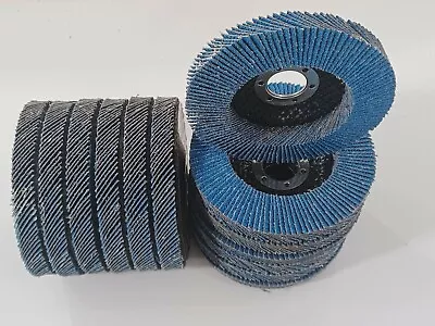 30 Pack FLAP DISC SANDING GRINDING 4-1/2  X 7/8  40 GRIT- Industrial Grade  • $58.99