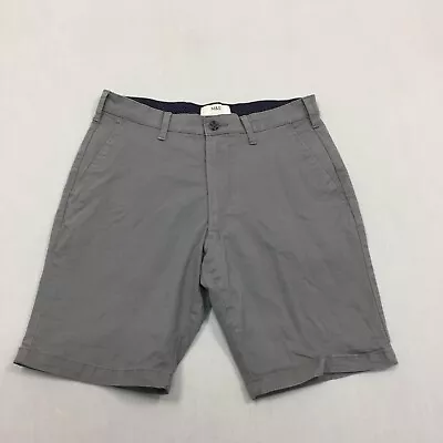 M&S Chino Shorts Mens W30 Cotton Casual Grey • £9.99