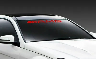 AMG Mercedes Benz C55 E55 CLS63 Racing Windshield Decal Sticker Emblem Logo RED • $39.95