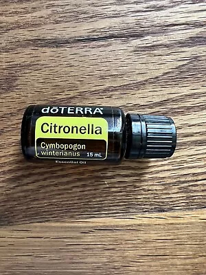 NEW DoTerra Citronella Essential Oil: 15 Ml Sealed Free Shipping Exp 07/25 • $20