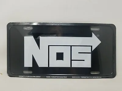 NOS Car License Plate Nitrous Oxide Systems Motorsport Car Racing Man Cave • $14.95