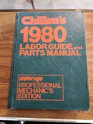 1980 Chilton's Labor Guide And Parts Manual Dodge Chrysler  Motor/age • $15